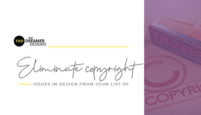 Eliminate copyright issues in design from your list of concerns!