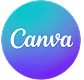 “Canva icon symbolizing easy-to-use, online design tool for presentations and graphics”
