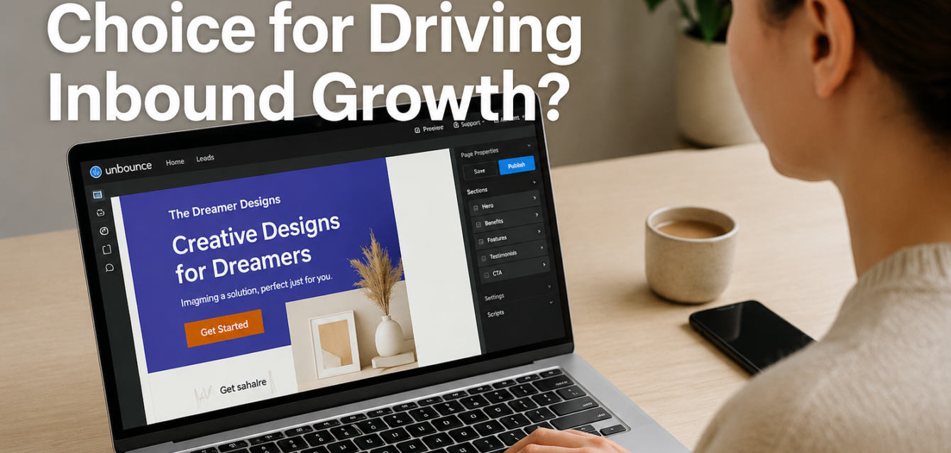 Unbounce platform supporting inbound growth and higher conversion rates
