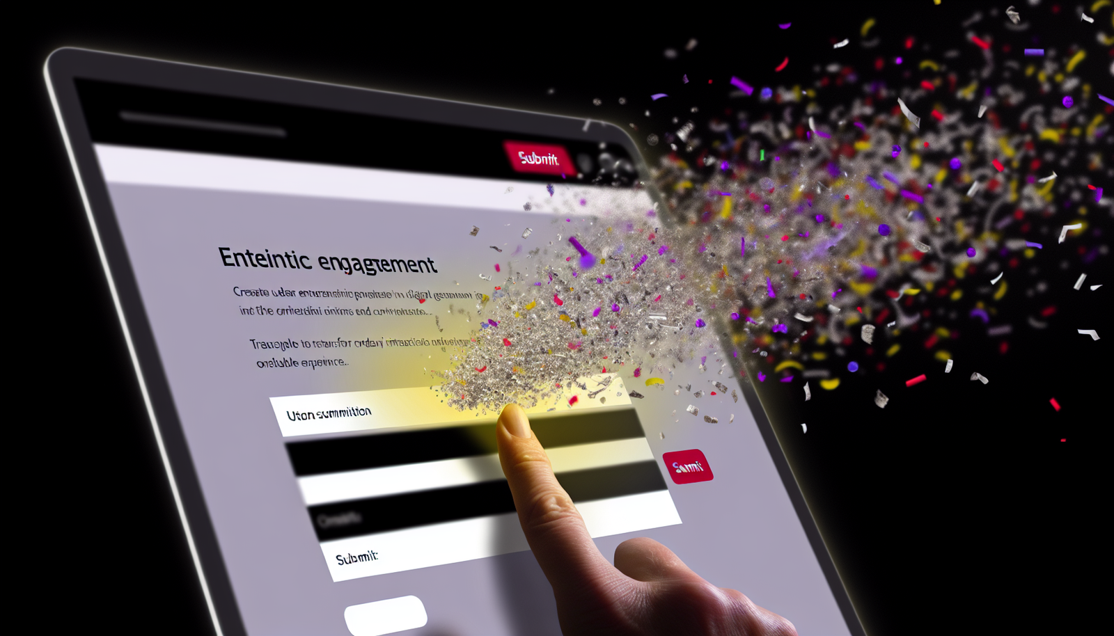 Bitrate Confetti Example Enhance Engagement with Confetti in Digital Marketing