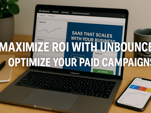 Unbounce tools optimizing paid campaigns for higher ROI and conversions